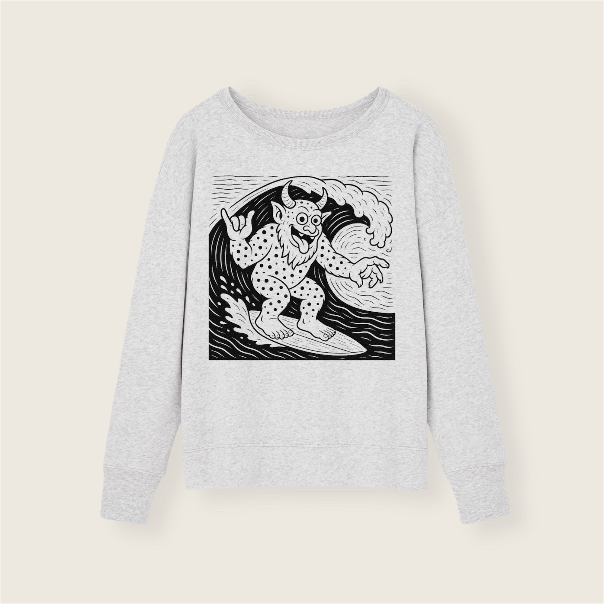 Persian Demon Surfer Sweatshirt